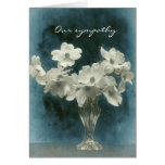 Our Sympathy: Dogwood Blossoms Large and Small Cards