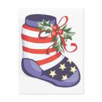 Our Troops Christmas Postcard