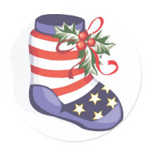 Our Troops Christmas Sticker