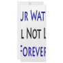 Our Water Will Not Last Forever Personalized Rack Card