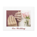 Our Wedding Invitation Postcard