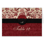 Our Wedding Table Number Greeting Card