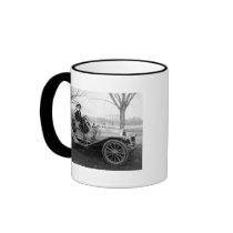 Out for a Ride, early 1900s Coffee Mug