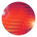 OUT in space Sticker