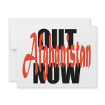 Out of Afghanistan invitations