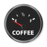 Out of Coffee Fuel Gauge magnets