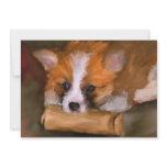 Out of Paper Corgi Dog 5x7 Mini Prints invitations