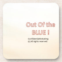 Out Of the BLUE ! Beverage Coasters