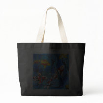"Out Of The Blue" Koi Fish Art Painting! Tote Bag