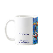 "Out Of The Blue" Koi Fish Art Painting! Mugs