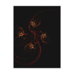 Out of the Dark Abstract Art Postcard