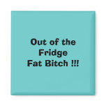 Out of the FridgeFat Bitch !!! magnets