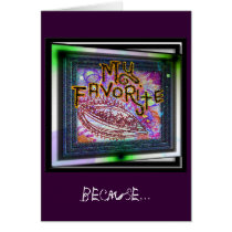 Out of This World Favourite Customisable Card