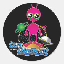 Out of This World! Sticker