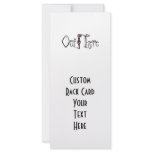 Out There - 3D Freaky Bonga Doll - Redhead Custom Rack Card