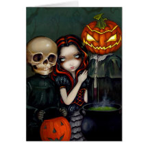 "Out Trick-or-Treating" Greeting Card