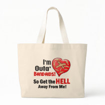 Outa' BandAids Tote Bags