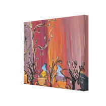 Outback Kangaroos Canvas Prints