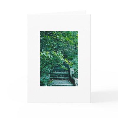 outdoor stairs card by Aleeya