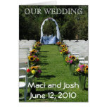 OUTDOOR WEDDING GREETING CARD