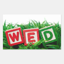 Outdoor Wednesday Rectangle Sticker