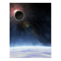 Outer Atmosphere of The Planet Earth Post Cards
