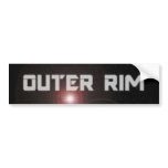 Outer Rim Bumper Sticker bumper stickers