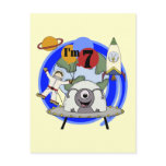 Outer Space 7th Birthday Tshirts and Gifts