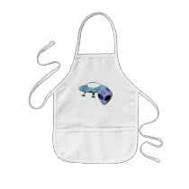 Outer Space Design Children's Apron