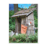 outhouse postcard