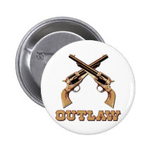 Outlaw Pinback Button