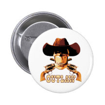 Outlaw Skull Pins