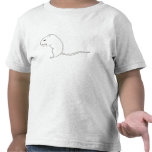 Outline Art Drawing - Gerbil - coloring tee shirts