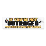 Outraged bumper stickers