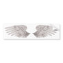 outstretched beautiful white wings bumper stickers