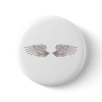 outstretched beautiful white wings pin