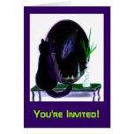 Outta This World party invitation Greeting Card