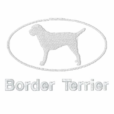 Oval Border Terrier Embroidered Shirt (Jacket) by MenagerieMayhem