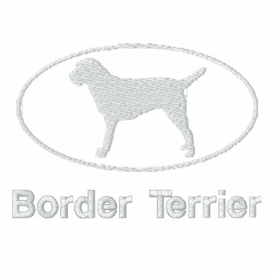 Oval Border Terrier Embroidered Shirt (Long Slv) Oval Border Terrier Embroidered Shirt (Long Slv)