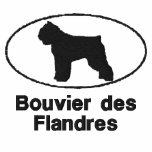Oval Bouvier des Flandres Embroidered Shirt embroidered shirts