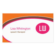 Oval Business Card