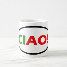 Oval Ciao! Mug