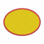 Oval embroidered shirts