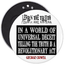 OVAL ORWELL UNIVERSAL DECEIT PIN
