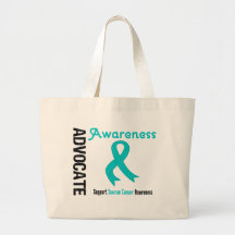 Ovarian Cancer Advocate Canvas Bags