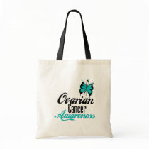 Ovarian Cancer Awareness Butterfly Bag