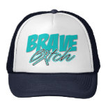 Ovarian Cancer Brave Bitch Mesh Hats