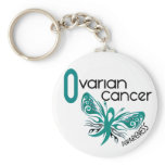Ovarian Cancer BUTTERFLY 3.1 Key Chain