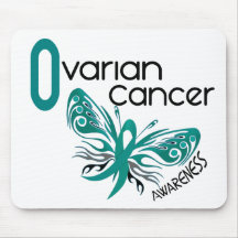 Ovarian Cancer BUTTERFLY 3.1 Mousepads