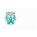 Ovarian Cancer Butterfly 3 business cards